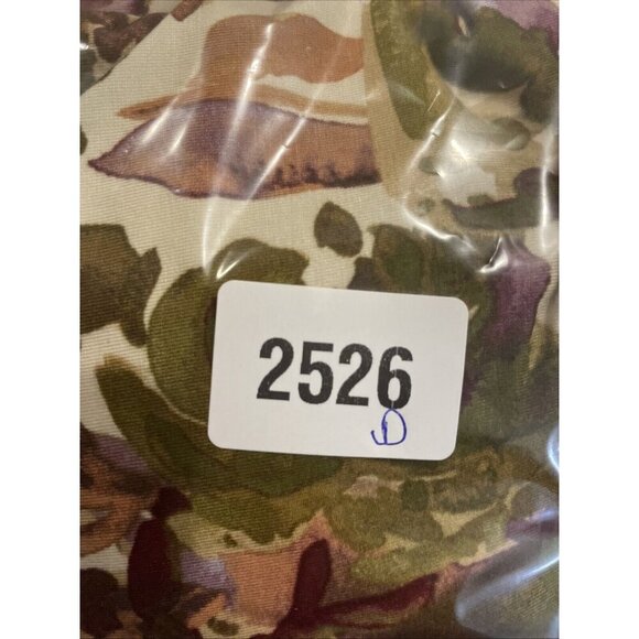 LOGO by Lori Goldstein 3X Floral Button Up Cardigan Lace Trim V Neck Pockets - Picture 7 of 7